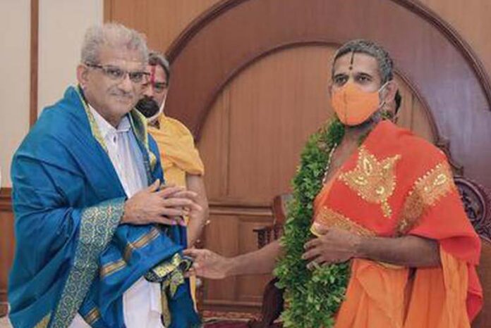 ರಾಜ್ಯಸಭೆಗೆ ಡಾ. ಡಿ. ವೀರೇಂದ್ರ ಹೆಗ್ಗಡೆ: ಸಂತಸ ವ್ಯಕ್ತಪಡಿಸಿದ ಪೇಜಾವರ ಶ್ರೀ
