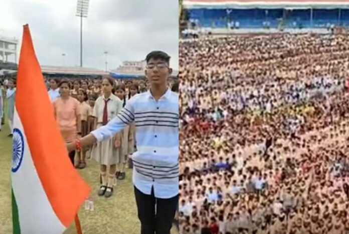 ರಾಜಸ್ಥಾನದಲ್ಲಿ ವಿಶ್ವದಾಖಲೆ: ಏಕಕಾಲದಲ್ಲಿ 1 ಕೋಟಿಗೂ ಅಧಿಕ ವಿದ್ಯಾರ್ಥಿಗಳಿಂದ ದೇಶಭಕ್ತಿ ಗೀತೆಗಳ ಗಾಯನ!