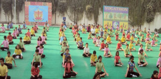 Health is a blessing, yoga in government women's colleges