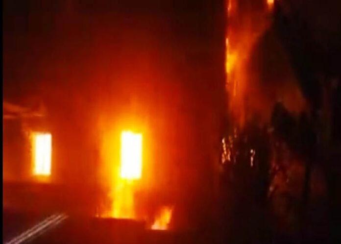 Fire at Madikeri Stock Shop: Furniture worth lakhs of rupees gutted