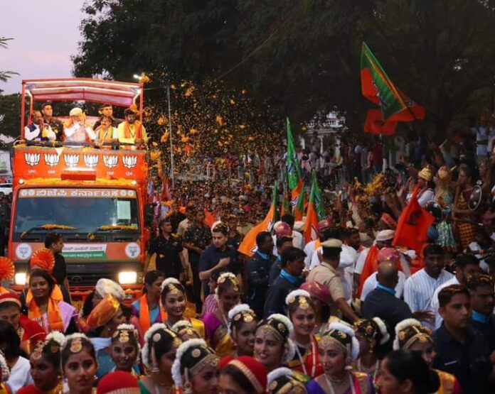 Prime Minister Modi's big road show in Kalaburagi tomorrow