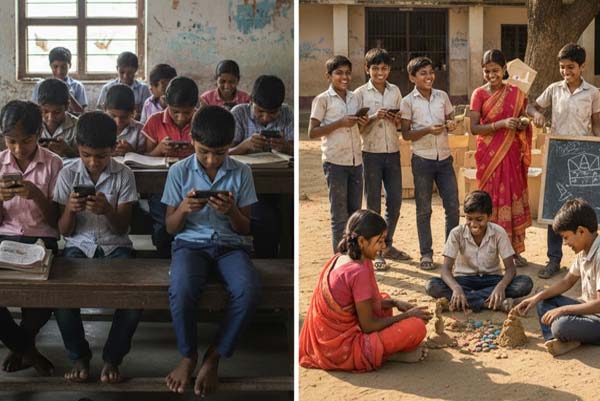 ಫೋನ್‌ ಹುಚ್ಚು ಬಿಡಿಸುವ ಯತ್ನ! ರಾಜ್ಯದ ಎಲ್ಲಾ ಶಾಲೆಗಳಲ್ಲಿ ʼಮೊಬೈಲ್‌ ಬಿಡಿ-ಪುಸ್ತಕ ಹಿಡಿʼ ಅಭಿಯಾನ
