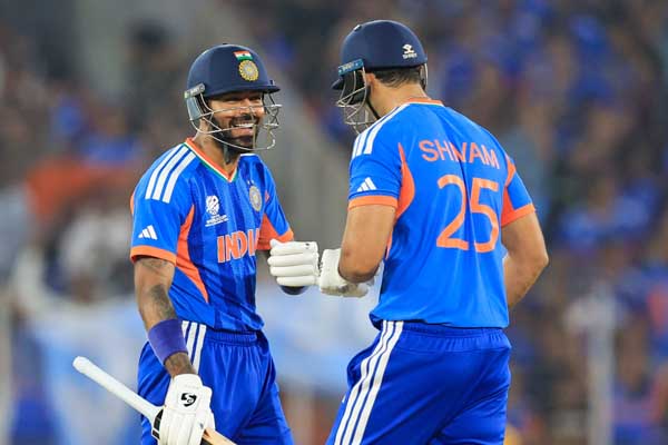 ಟಿ20 ವಿಶ್ವಕಪ್ | ಶಿವಂ ದುಬೆ ಆಕರ್ಷಕ ಅರ್ಧಶತಕ: ನೆದರ್ಲೆಂಡ್ ಗೆ 194 ರನ್ ಟಾರ್ಗೆಟ್ ನೀಡಿದ ಭಾರತ!