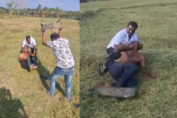 ಯುವಕನ ಮೇಲೆ ಮಾರಣಾಂತಿಕ ಹಲ್ಲೆ: ಕಲ್ಲಿನಿಂದ ಹೊಡೆದು ಕಾಲು ಮುರಿದ ಕಿಡಿಗೇಡಿಗಳು