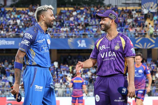 IPL2026 | ವಾಂಖೆಡೆಯಲ್ಲಿ ಬಿಗ್ ಮ್ಯಾಚ್: ಕೋಲ್ಕತ್ತಾ ವಿರುದ್ಧ ಟಾಸ್ ಗೆದ್ದ ಮುಂಬೈ ಬೌಲಿಂಗ್ ಆಯ್ಕೆ!