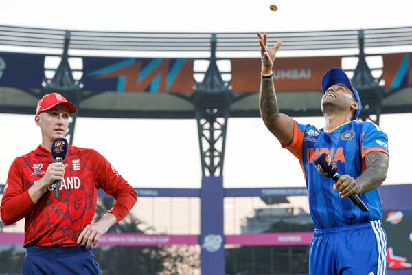 ಟಿ20 ವಿಶ್ವಕಪ್‌ನ | ಎರಡನೇ ಸೆಮಿಫೈನಲ್ ಬಿಗ್ ಮ್ಯಾಚ್: ಭಾರತ ವಿರುದ್ಧ ಟಾಸ್ ಗೆದ್ದ ಇಂಗ್ಲೆಂಡ್ ಬೌಲಿಂಗ್ ಆಯ್ಕೆ