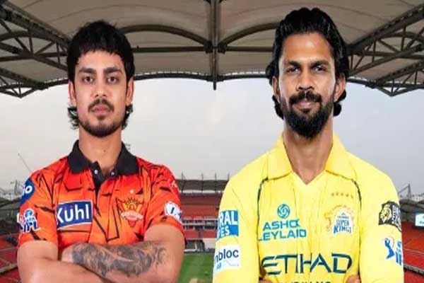 IPL | ಹೈವೋಲ್ಟೇಜ್ ಪಂದ್ಯಕ್ಕೆ ಚೆನ್ನೈ, ಹೈದರಾಬಾದ್ ಸಜ್ಜು: ಟಾಸ್ ಗೆದ್ದ ಗಾಯಕ್ವಾಡ್ ಬೌಲಿಂಗ್ ಆಯ್ಕೆ