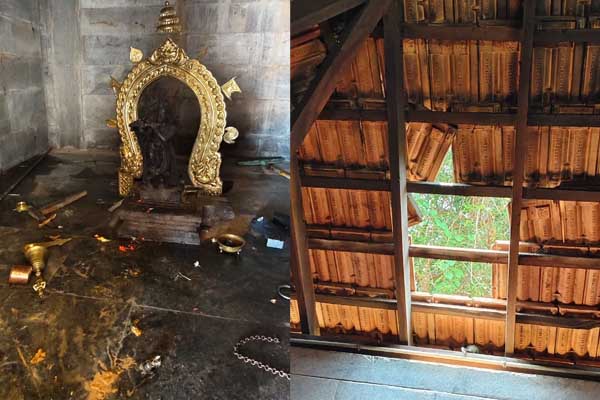 ಕರಾವಳಿಯಲ್ಲಿ ಶಾಕಿಂಗ್ ಘಟನೆ: ದೇಗುಲಕ್ಕೆ ನುಗ್ಗಿ ದಾಂಧಲೆ, ದೇವರ ಪರಿಕರ ಚೆಲ್ಲಾಪಿಲ್ಲಿಗೊಳಿಸಿ ವಿಕೃತಿ