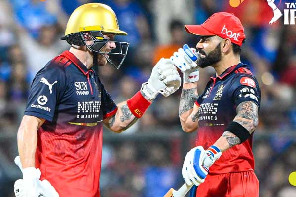 ವಾಂಖೆಡೆಯಲ್ಲಿ ಅಬ್ಬರಿಸಿದ ಬೆಂಗಳೂರು ಬಾಯ್ಸ್: ಮುಂಬೈ ಗೆಲುವಿಗೆ ಬಿಗ್ ಟಾರ್ಗೆಟ್ ನೀಡಿದ ಆರ್​ಸಿಬಿ