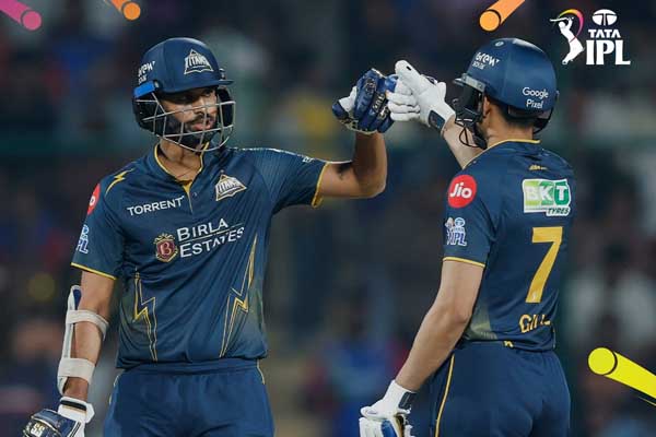 ಗಿಲ್, ಬಟ್ಲರ್, ಸುಂದರ್ ಭರ್ಜರಿ ಬ್ಯಾಟಿಂಗ್: ಡೆಲ್ಲಿ ಗೆಲುವಿಗೆ ಬಿಗ್ ಟಾರ್ಗೆಟ್ ನೀಡಿದ ಗುಜರಾತ್