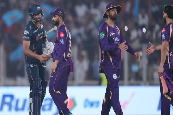 GT vs KKR | ಗಿಲ್ ಬ್ಯಾಟಿಂಗ್ ಅಬ್ಬರಕ್ಕೆ ಕೆಕೆಆರ್ ಗಡಗಡ: ಸೋಲಿನ ಸರಣಿಯಿಂದ ಕಂಗಾಲಾದ ರಹಾನೆ ಪಡೆ