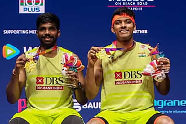 ಇತಿಹಾಸ ಸೃಷ್ಟಿಸಿದ ಸಾತ್ವಿಕ್‌-ಚಿರಾಗ್ ಜೋಡಿ: ಸಿಂಗಾಪುರ ಓಪನ್‌ ನಲ್ಲಿ ಗೆದ್ದು ಬೀಗಿದ ಭಾರತದ ಡಬಲ್ಸ್!