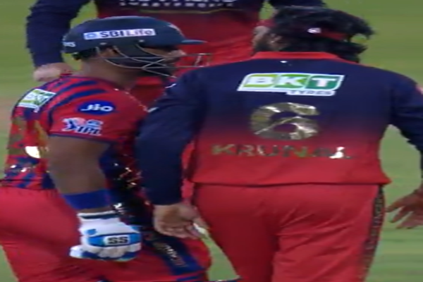 RCB ವಿರುದ್ಧ ಲಕ್ನೋಗೆ ಭರ್ಜರಿ ಜಯ: ಮೈದಾನದಲ್ಲಿ ಪೂರನ್-ಕೃನಾಲ್ ಜಟಾಪಟಿ