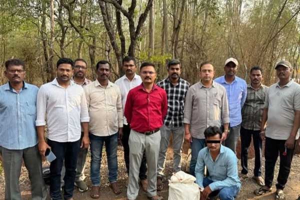 ಗಾಂಜಾ ಮಾರಾಟ ಮಾಡುತ್ತಿದ್ದ ಅಡ್ಡೆಗೆ ಸಿಸಿಬಿ ಪೊಲೀಸರ ದಾಳಿ: ಓರ್ವ ವ್ಯಕ್ತಿ ಬಂಧನ