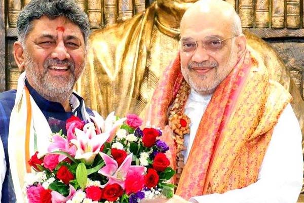 ಕೇಂದ್ರ ಗೃಹ ಸಚಿವ ಅಮಿತ್ ಶಾ ಭೇಟಿಯಾದ ಸಿಎಂ ಡಿ.ಕೆ. ಶಿವಕುಮಾರ್: ರಾಜ್ಯದ ಭದ್ರತೆಗೆ 360 ಕೋಟಿ ನೆರವು ಕೋರಿಕೆ