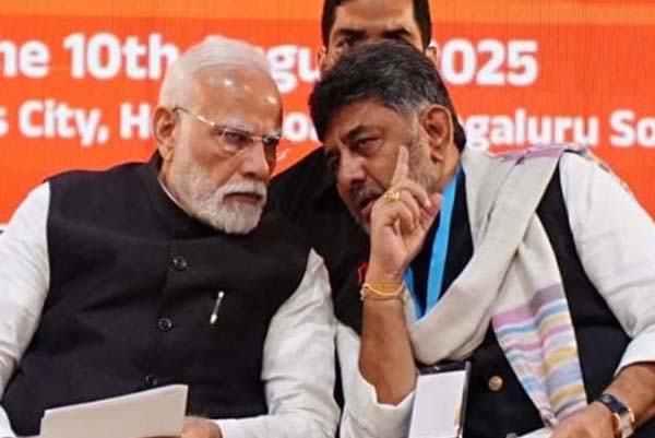 ಡಿಕೆಶಿ ಪದಗ್ರಹಣ ಬೆನ್ನಲ್ಲೇ ಪಿಎಂ ಮೋದಿ ಶುಭ ಹಾರೈಕೆ: ರಾಜ್ಯದ ಅಭಿವೃದ್ಧಿಗೆ ಒಟ್ಟಾಗಿ ಕೆಲಸ ಮಾಡುವ ಆಶ್ವಾಸನೆ!