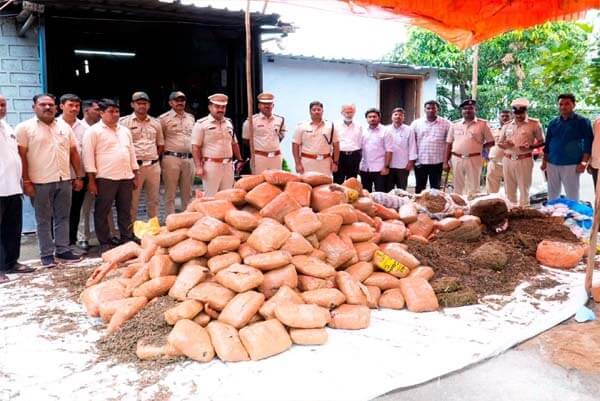 ಬೀದರ್ ಪೊಲೀಸರಿಂದ ಭರ್ಜರಿ ಕಾರ್ಯಾಚರಣೆ: 9.41 ಕೋಟಿ ಮೌಲ್ಯದ ಗಾಂಜಾ, ಮಾದಕ ವಸ್ತುಗಳು ನಾಶ!