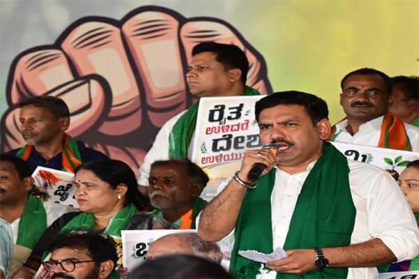 ಬಿಡದಿಯಿಂದ ಬೆಂಗಳೂರಿಗೆ ಬಿಜೆಪಿ-ಜೆಡಿಎಸ್ ಜಂಟಿ ಪಾದಯಾತ್ರೆ; ಬಿ.ವೈ.ವಿಜಯೇಂದ್ರ ಘೋಷಣೆ!
