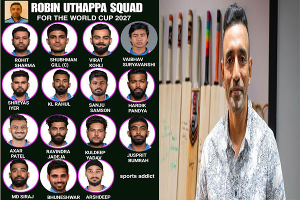 2027 World Cup: ಅನುಭವಿಗಳ ಜೊತೆ ಯುವ ಆಟಗಾರರು; ಉತ್ತಪ್ಪ ಆಯ್ಕೆ ಮಾಡಿದ ಟೀಮ್ ಇಂಡಿಯಾ ಇಲ್ಲಿದೆ ನೋಡಿ