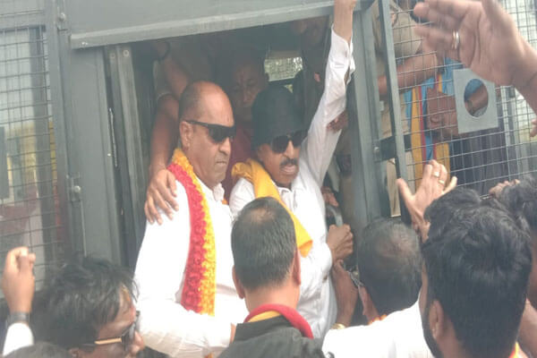 ಕಾವೇರಿ ನೀರು ಹರಿಸುವ ಆದೇಶ ವಿರೋಧಿಸಿ ಕೆಆರ್‌ಎಸ್‌ಗೆ ಮುತ್ತಿಗೆ ಯತ್ನ: ವಾಟಾಳ್ ನಾಗರಾಜ್ ಬಂಧನ