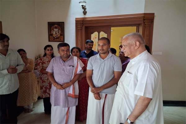 ಮಾಜಿ ಸಚಿವ ಬಿ.ಸಿ. ನಾಗೇಶ್ ನಿವಾಸಕ್ಕೆ ಬಿ.ಎಲ್. ಸಂತೋಷ್ ಭೇಟಿ: ಕುಟುಂಬಸ್ಥರಿಗೆ ಸಾಂತ್ವನ