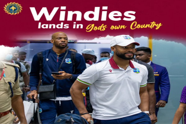 ಭಾರತಕ್ಕೆ ಬಂದಿಳಿದ ವೆಸ್ಟ್ ಇಂಡೀಸ್ ಪಡೆ: ಗ್ರೀನ್‌ಫೀಲ್ಡ್ ಅಂಗಳದಲ್ಲಿ ಮೊದಲ ಏಕದಿನ ಸಮರ!