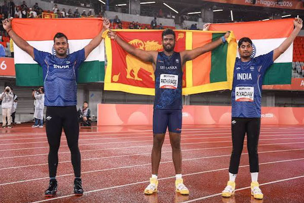 ಏಷ್ಯನ್ ಗೇಮ್ಸ್ 2026: ಜಾವೆಲಿನ್‌ನಲ್ಲಿ ಭಾರತದ ಡಬಲ್ ಸಂಭ್ರಮ