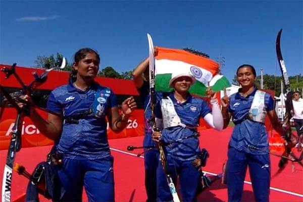 ದಕ್ಷಿಣ ಕೊರಿಯಾ ವಿರುದ್ಧ ಭಾರತಕ್ಕೆ ಐತಿಹಾಸಿಕ ಜಯ: ಮಹಿಳಾ ರಿಕರ್ವ್ ಆರ್ಚರಿ ತಂಡಕ್ಕೆ ಚೊಚ್ಚಲ ಸ್ವರ್ಣ ಪದಕ